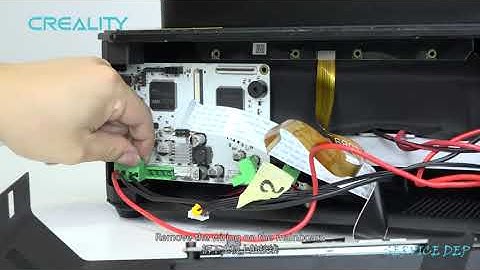 Service tutorial LD - 006 the mainboard replacement