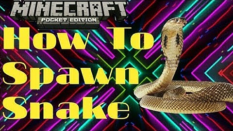 How To Spawn Snake | MCPE |