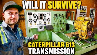 we can't afford a mistake here...... dyno testing a Caterpillar scraper transmission