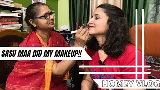 My mother in law did my makeup | Pass or Fail ??? #motherinlaw #makeup #saasbahucomedy