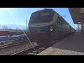 Train 8613 Sofia-Burgas at Septemvri Railway Train Station 11.2.2025