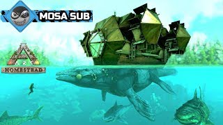 ARK: Survival Evolved - Mosasaurus Platform Base - Submarine Build Tutorial (No Mods) ARK: Survival Evolved - Mosasaurus Platform Base - Submarine Build Tutorial (No Mods)