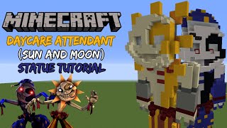 Minecraft Tutorial: Daycare Attendant (Sun/Moon) Statues (Five Nights at Freddy's: Security Breach)