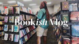 BOOKISH VLOG : car chats | hobby lobby | book shopping | &+ book haul 