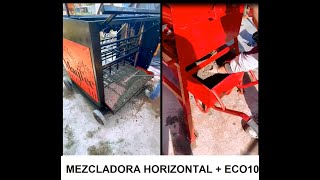 Mezcladora horizontal + bloquera ECO-10