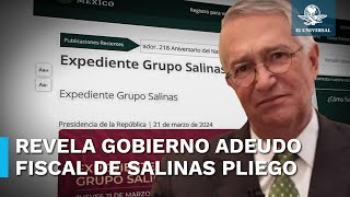 Difunde Presidencia adeudo fiscal de empresas de Ricardo Salinas Pliego