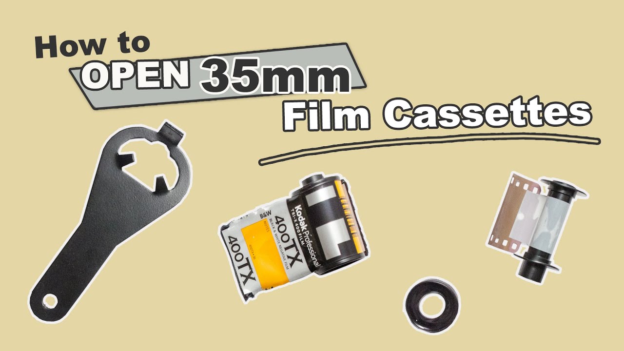 How to Open a 35mm Film Container 