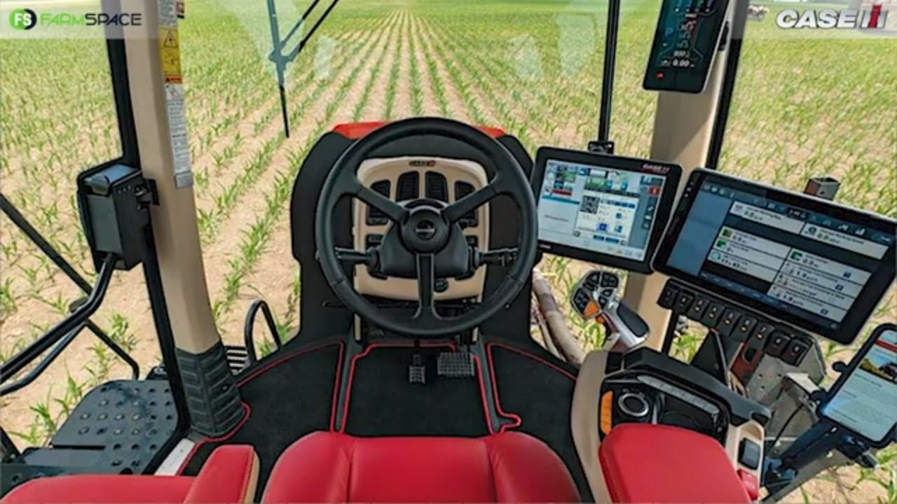 Hoe werk die Case IH Patriot spuit se dryfsisteem en kontrole?