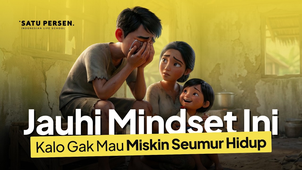 3 Mindset ANEH Orang Miskin yang Bikin Mereka SUSAH Kaya