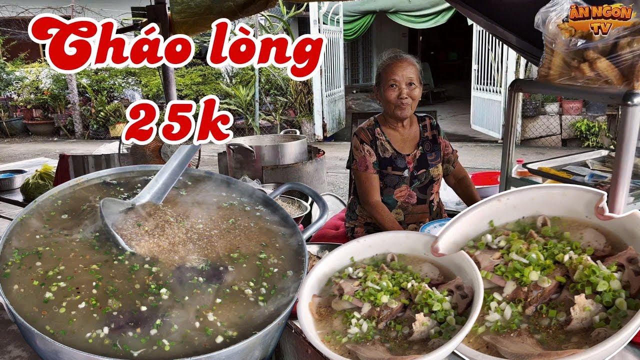 Nồi cháo lòng hơn 40 năm chỉ 25k tô khách ăn no căng bụng vẫn muon ăn thêm | Ăn Ngon TV