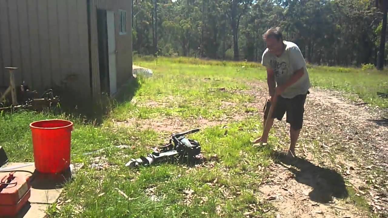 How to fix a boat motor - YouTube