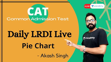 CAT 2021 Daily Live|Strategy to Logical Reasoning&Data Interpretation (LRDI) Pie Chart | Akash Singh