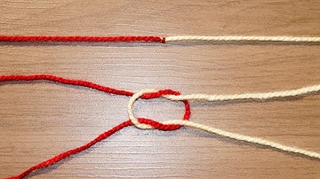 Invisible Knot or Surgeon to join Wool. 👉  100% Safe👈