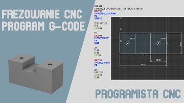 ⚙️Programowanie G-Code – Frezowanie Uchwytu Montażowego #1 | Programista CNC