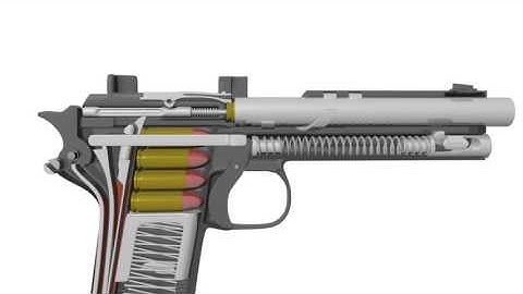 Steyr Hahn M1912 Pistol Animation