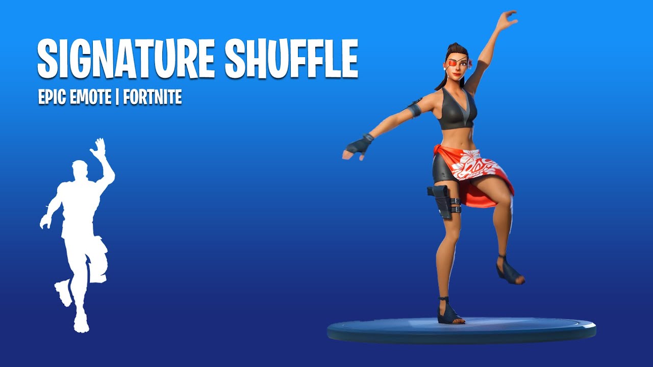 Signature Shuffle Emote Epic Emote Fortnite Dance YouTube