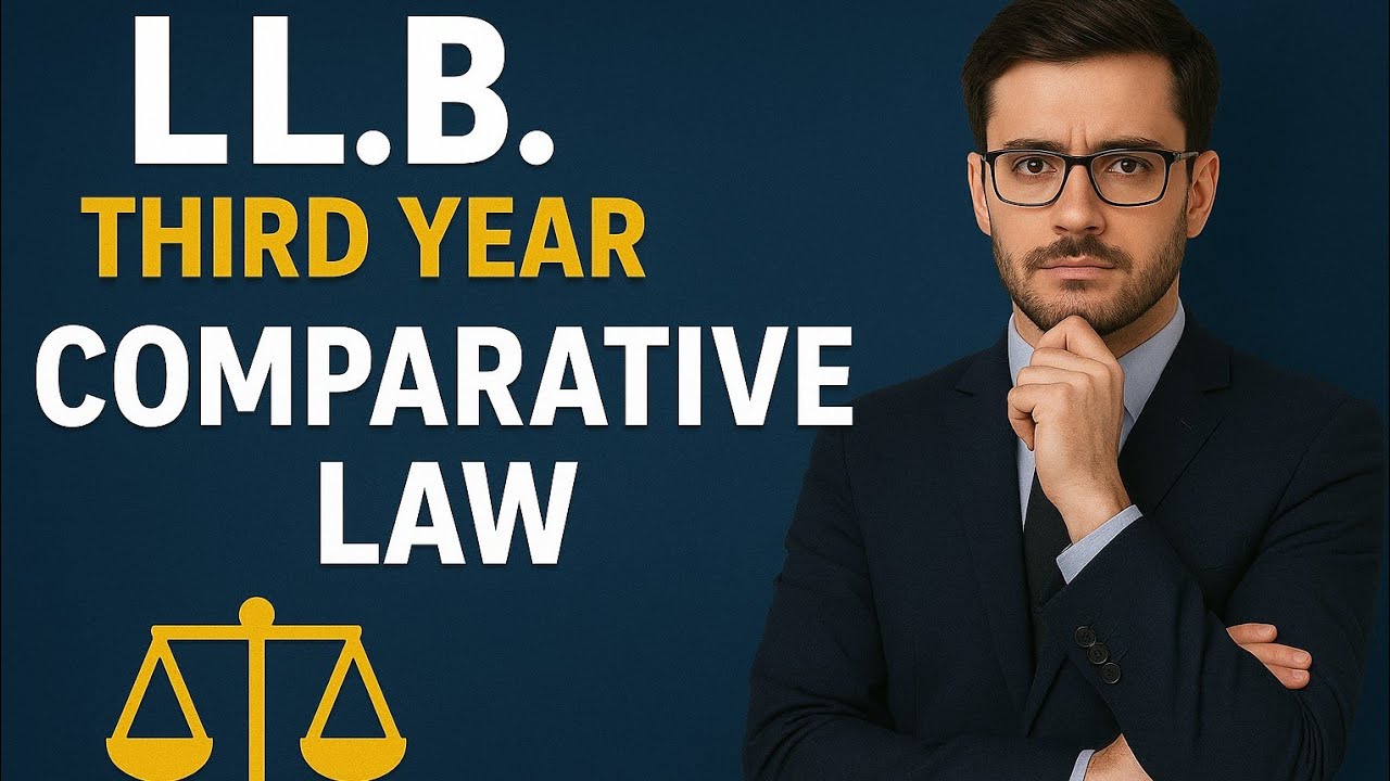 comparative Law : LLB Third Year Revision Class - YouTube