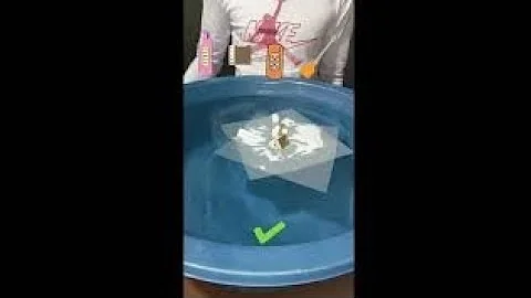 TRY TO GUESS HOW MANY TISSUE PAPER WILL FLOAT #satisfyingvideo  #paperproducts 