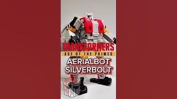 SILVERBOLT AERIALBOT!Transformers Age of the Primes  #toys #kenbotbot #transformers #robots #shorts