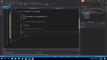 Bài 5 : Câu lệnh điều kiện trong C# | if else trong C# | học lập trình windows