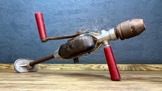 Hand Drill - Restoration video without cuts