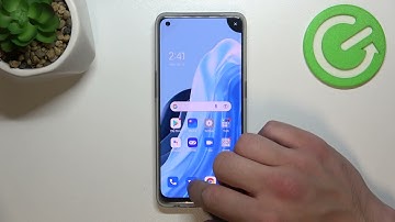 Oppo Reno 8 lite - How To Add & Remove Messages Icon From Home Screen