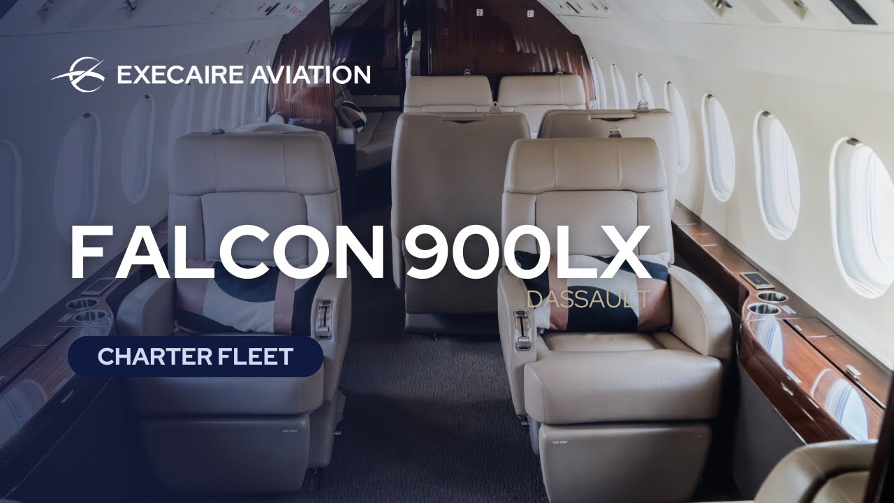 Falcon 900LX - Private Jet Charter Flights with Execaire Aviation