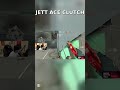 #VALORANT Highlights | #shorts TenZ - jett ace clutch #VALORANT #Gaming #Shorts