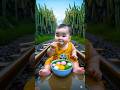 ❤️ Evolution of Baby: Hungry Train Attacks Baby for Food! 🍲😱 #cat #cute #shorts Cute Baby 10
