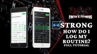Strong Workout App | How Do I Log My Routine Full Tutorial screenshot 1