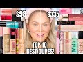 10 best drugstore makeup dupes 2023  full face of dupes high end vs drugstore makeup