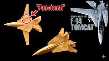 GRUMMAN F14 TOMCAT.@AvionesDePapelPeluso