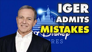Iger admits mistakes with Disney films | Messages, quality and more