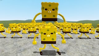 I Became NEW Nightmare Spongebob 3D Sanic Clones Memes in Garry's Mod!