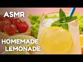 Asmr how to make homemade lemonade  3 ingredients  will cook tasty