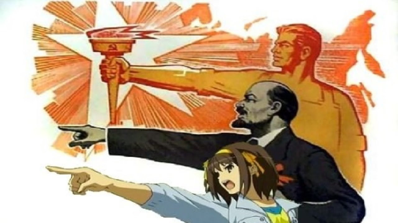 Аниме коммунизм в схемах и мемах