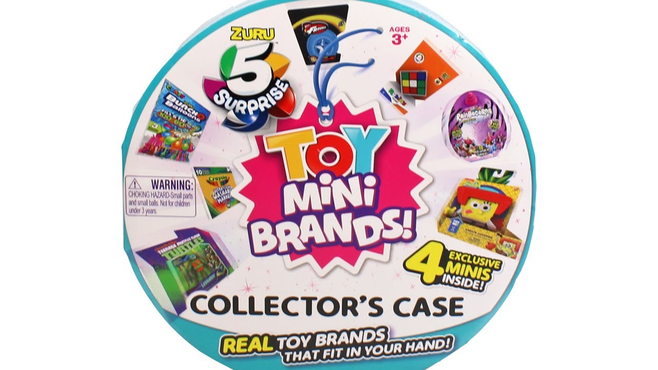 Mini Brands Series 4 Collectors Case with 5 Exclusive Minis by Zuru