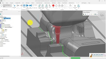 PowerMill 2019 Tutorial | 5 Axis Titlting Automatic & NC Code Simulation