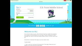 IXL Diagnostic Test Instructions
