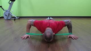 Mini Band Pushup
