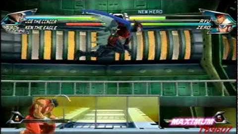 Tatsunoko Vs Capcom Ken The Eagle / Joe The Condor Vs Ryu / Zero