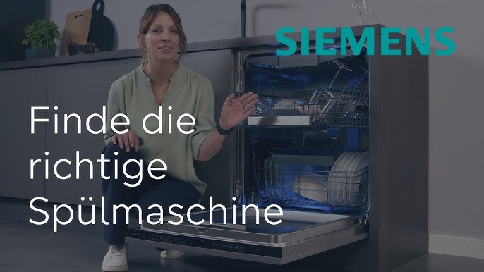 Geschirrspüler von Siemens: Der nächste Quantensprung in der Geschirrpflege  - YouTube