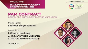 PAM Contract - Contract Clauses Contractors Must Know