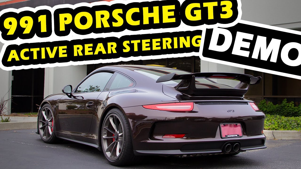 Video till Närbild på Porsches fyrhjulsstyrning