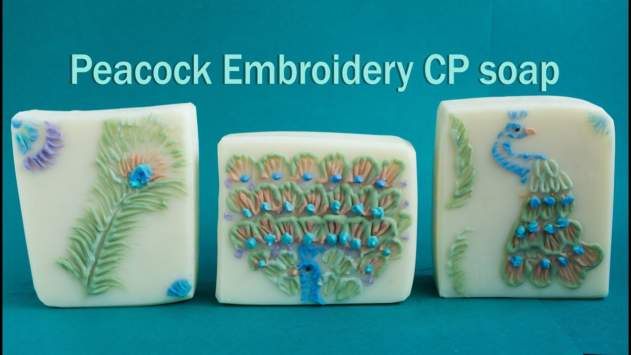 craft making classes Part 2 - Peacock Soap Embroidery