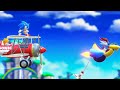 Sonic Superstars - Part 1 - Bridge Island / Speed Jungle / Sky Temple (No Damage)