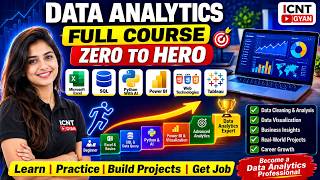 Data Analytics Full Course 2026  Zero to Hero | Excel SQL Python Power BI, Tableau | Complete Course