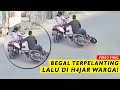 BEGAL JADI MAKANAN WARGA! Gagal Rebut Ponsel Korbannya, Pelaku Terpelanting &amp; Jadi Amukan Masa