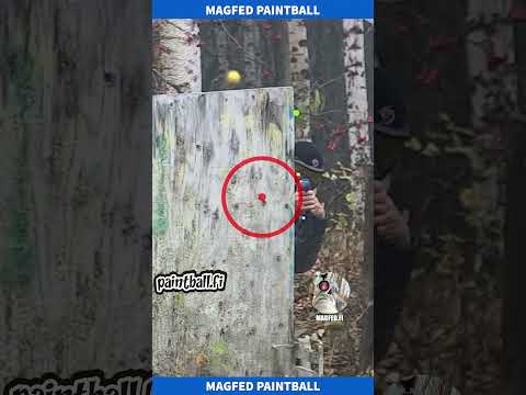 Close - Slow Motion Paintball - Magfed Paintball #shorts #paintball  #magfedpaintball #magfedfi