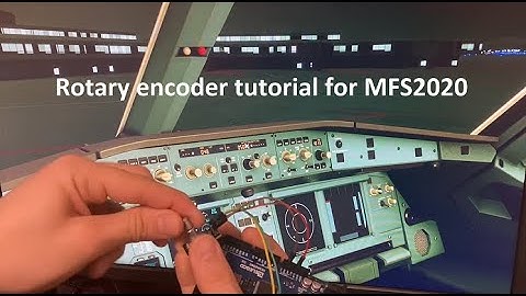 How to setup a rotary encoder in MFS2020 for your cockpit panel | Arduino Mega, MobiFlight & FSUIPC7